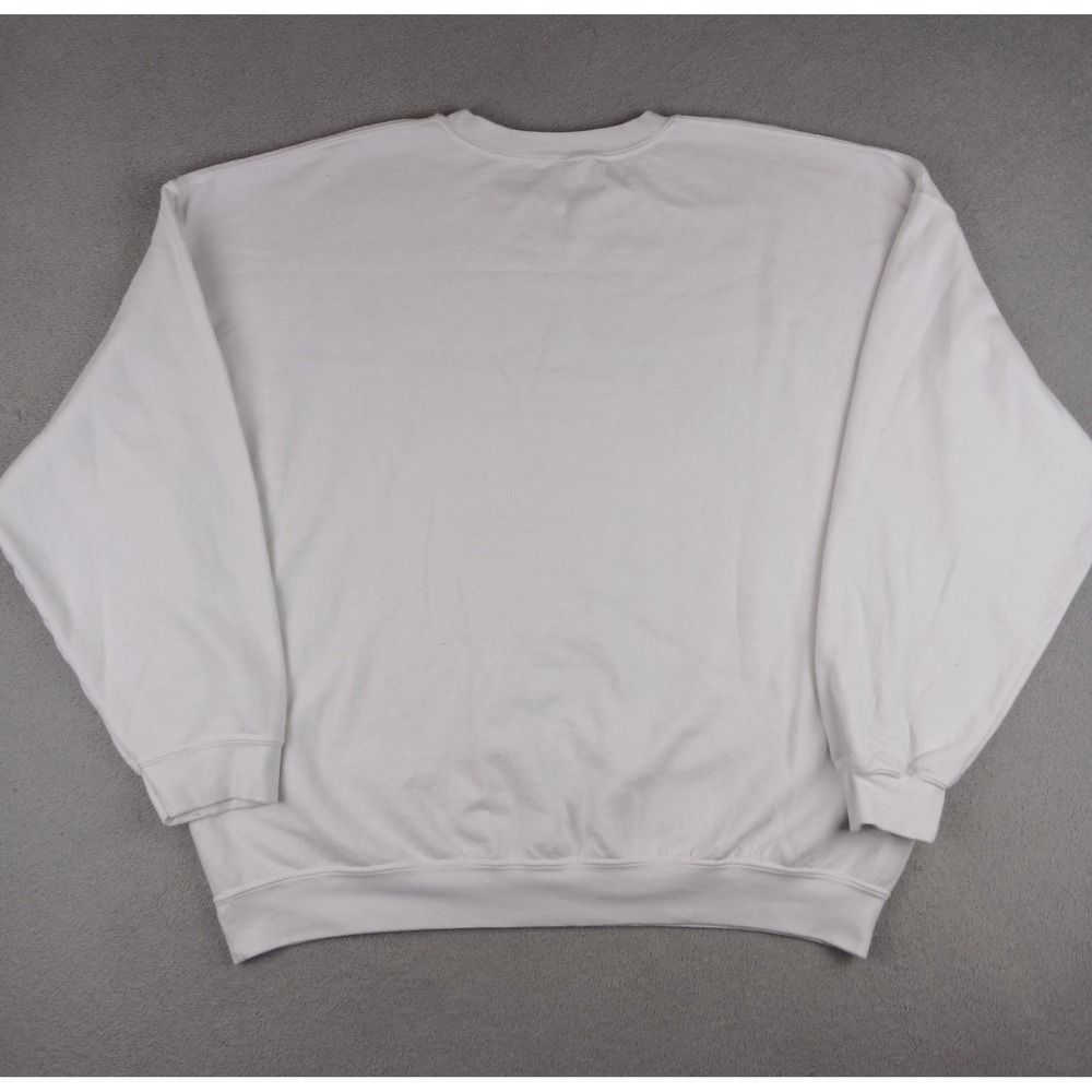 Vintage Looney Tunes Penn State Sweatshirt Mens XXL White Bugs Bunny Taz NCAA - Picture 6 of 8